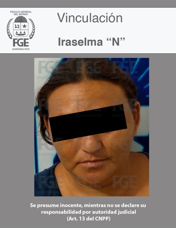 Vinculan a proceso a una mujer por violación en Chetumal; la imputada, Iraselma “N”, estará bajó la medida cautelar de la prisión preventiva justificada.