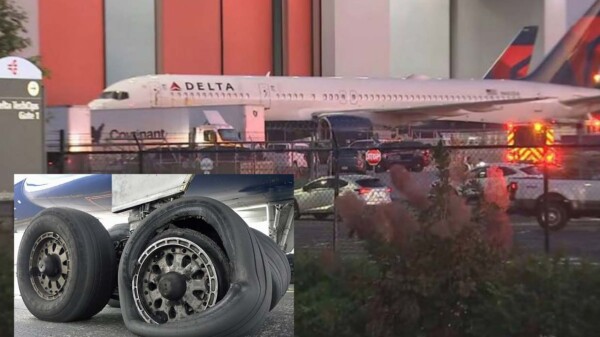Explosión de neumático en avion Boeing deja dos muertos en Atlanta