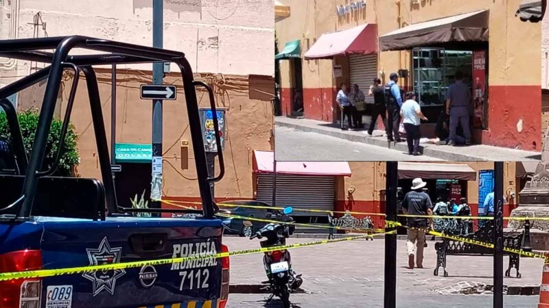 Asalto en el centro de Celaya deja cuatro muertos y varios heridos
