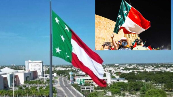 Oficializan la bandera de Yucatán como símbolo oficial