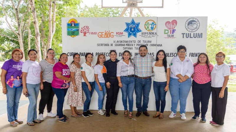 Ayuntamiento de Tulum activa curso que previene todo tipo de violencia en la niñez