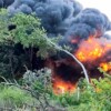 Gigantesco incendio en ZC de Isla Mujeres genera alerta