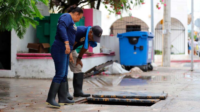 Gobierno Municipal de Isla Mujeres fortalece acciones preventivas ante la temporada de lluvias