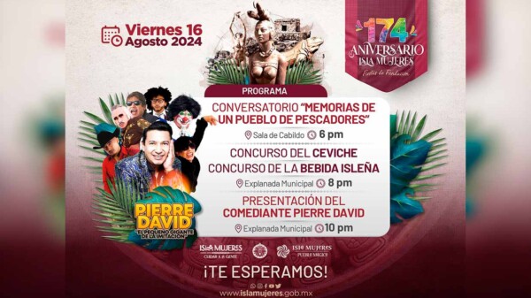Gobierno Municipal de Isla Mujeres invita a las familias isleñas y turistas a los tradicionales concursos del Ceviche y Cóctel