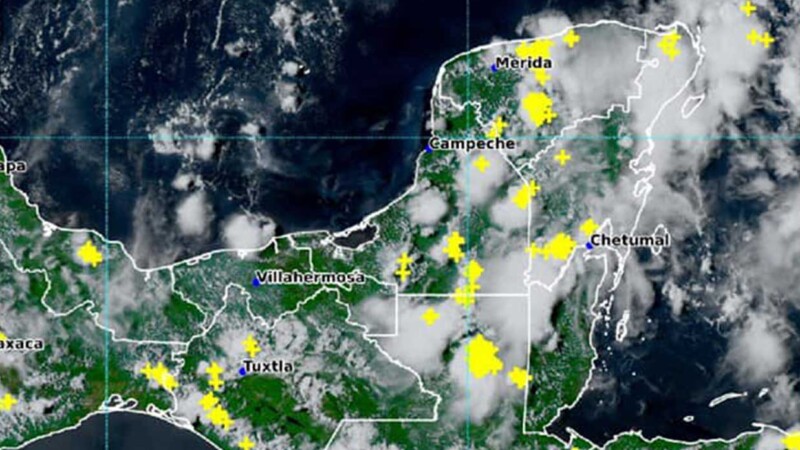 Pronostica el SMN fuertes lluvias para Quintana Roo esta noche