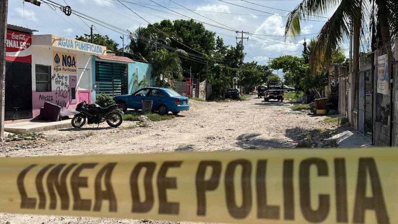 Ejecutan a balazos a mototaxista en colonia Chan Cenote de Cancún