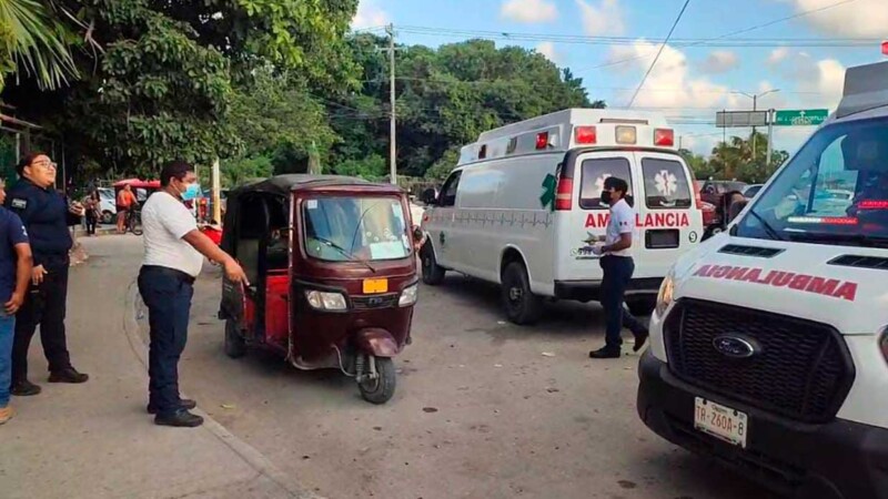 Ejecutan a mototaxista en el fraccionamiento Villas del Mar de Cancún