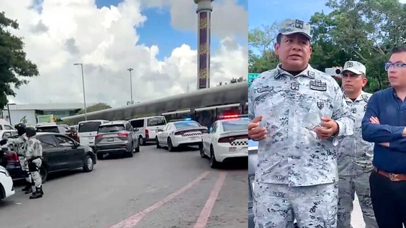 Endurecerá GN operativos contra plataformas digitales de transporte en Aeropuerto de Cancún