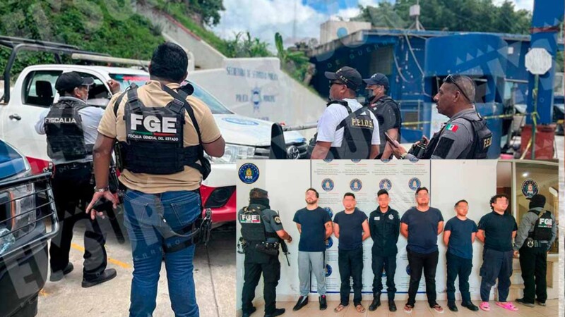 Cuatro policías municipales de Taxco son detenidos por secuestro