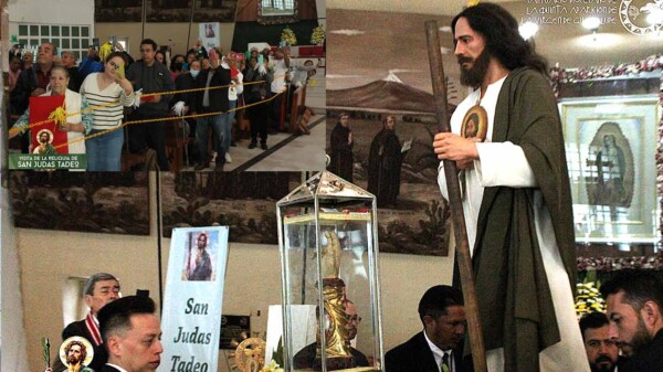 Mas de 40 mil feligreses congregá reliquia de San Judas Tadeo en templo de Cuautitlán
