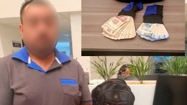 Taxista de la CDMX regresa maleta olvidada con 100 mil pesos 