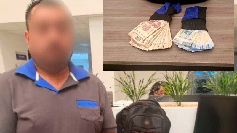 Taxista de la CDMX regresa maleta olvidada con 100 mil pesos 