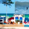 Genera alarma avistamiento de tiburones en playa de Telchac Puerto