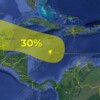 Mantiene zona de baja presión en las Antillas 30% de probabilidades de evolucionar