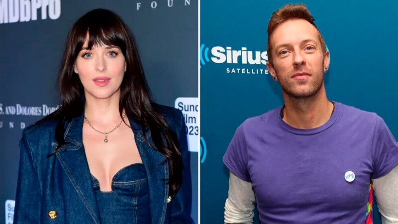 Dakota Johnson y Chris Martin