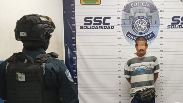Detienen a sujeto por robar baterías en Playa del Carmen