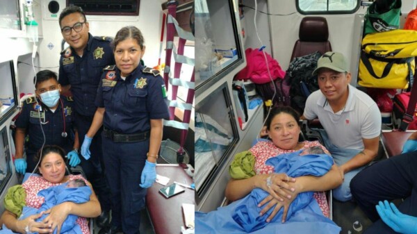 Nace una bebé en una ambulancia de la Policía de Yucatán