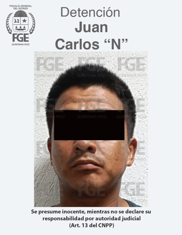Capturan a un sujeto por robo agravado en Playa del Carmen; Juan Carlos “N” es señalado por hechos ocurridos en una farmacia en la Constituyentes.