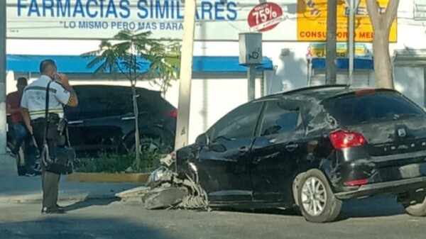 Inicia el martes con accidentes viales en Cancún