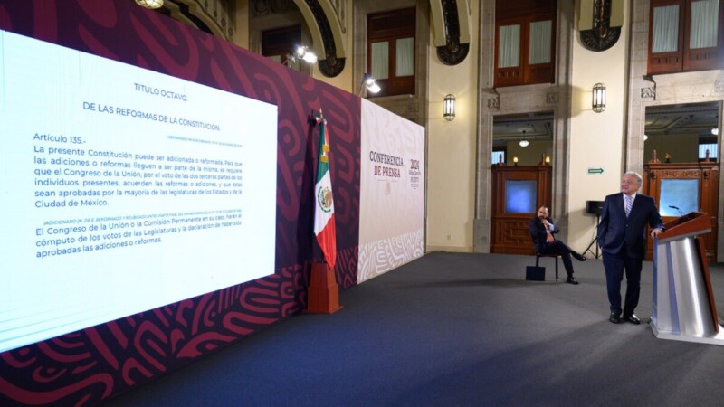 En su desesperación, jueces violan la Constitución: AMLO