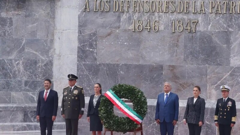 Inédita ceremonia a 177 años de la gesta de los Niños Héroes
