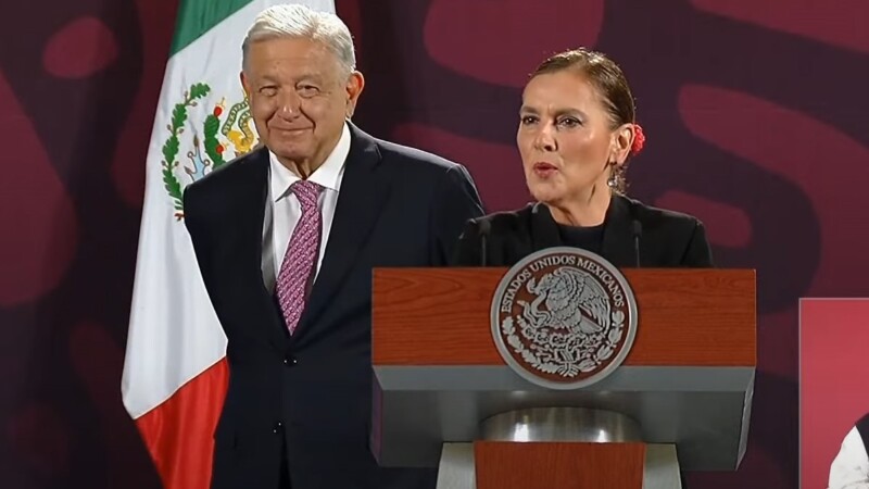 Beatriz Gutiérrez, esposa del presidente AMLO, se despide en la ‘mañanera’