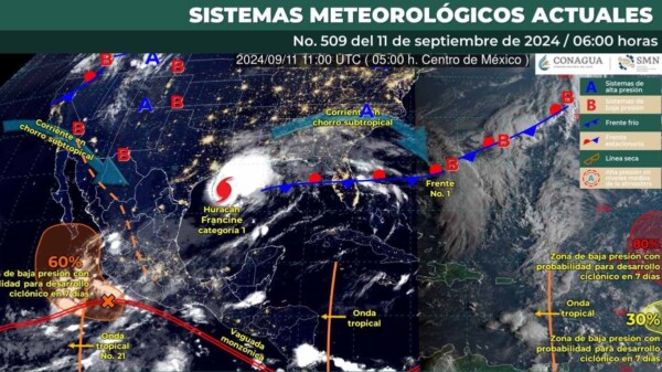 Pronóstico del clima en Quintana Roo para hoy miércoles 11 de septiembre 2024