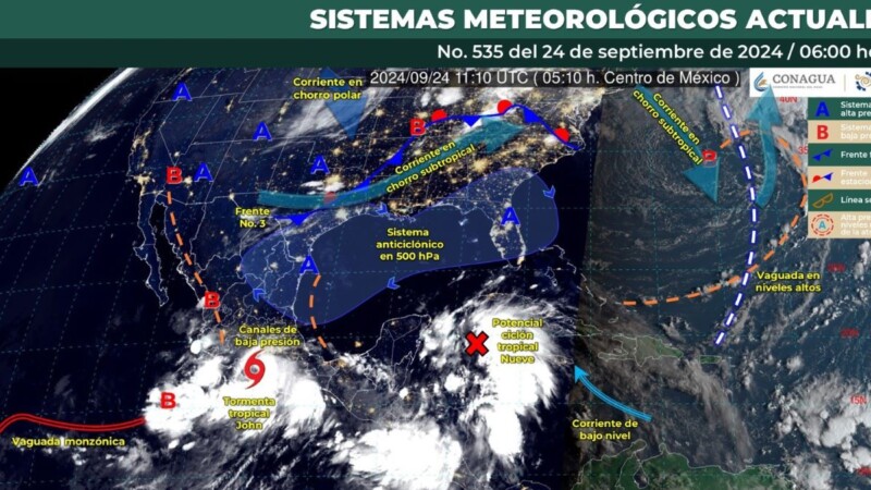 Pronóstico del clima en Quintana Roo para hoy martes 24 de septiembre 2024