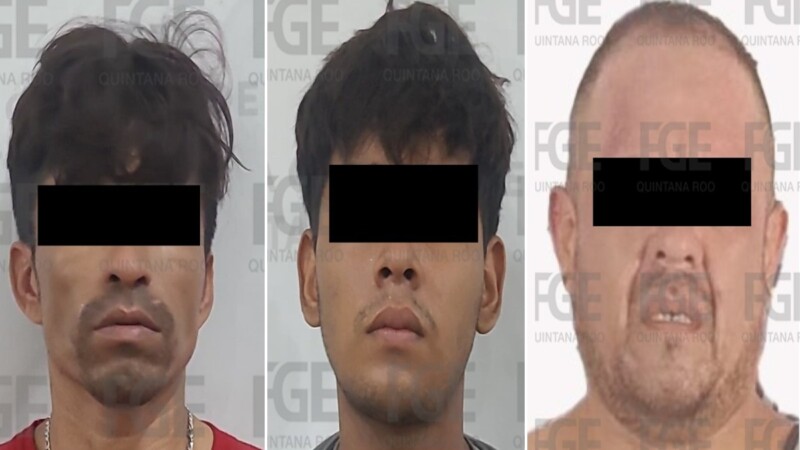 Detienen a sujetos relacionados en homicidios, entre ellos ocurrido en un cajero en la Sm 28