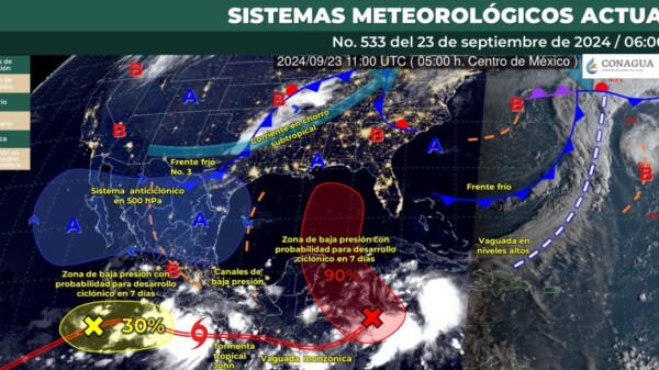 Pronóstico del clima en Quintana Roo para hoy viernes 20 de septiembre 2024