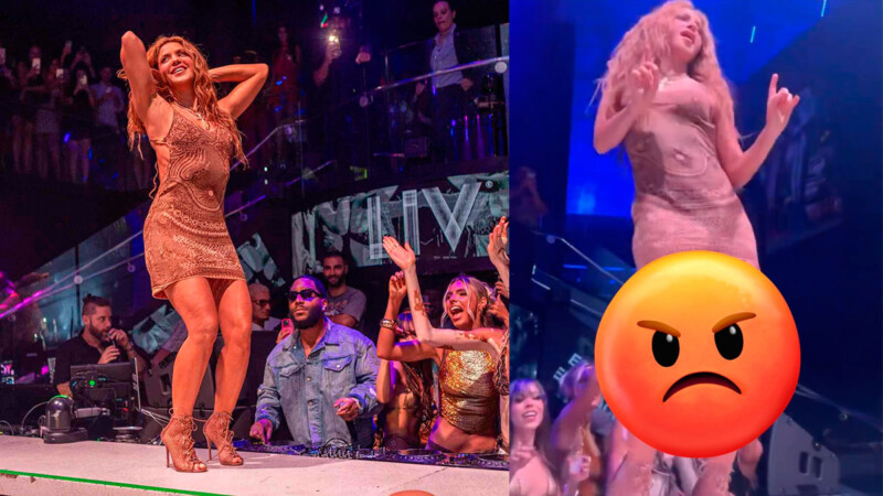 Identifican a hombre que grabó bajo vestido de Shakira