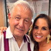 Mara Lezama acompaña al Presidente López Obrador durante su última gira de trabajo en Quintana Roo, junto a Claudia Sheinbaum