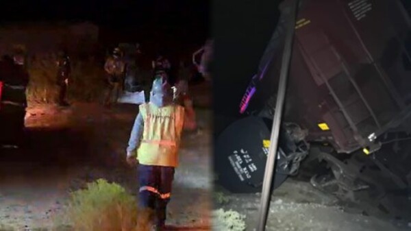 Migrantes resultan lesionados por descarrilamiento de tren en Chihuahua