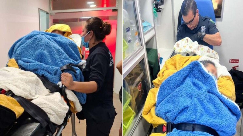 Atienden paramédicos el nacimiento de un bebé en Cancún