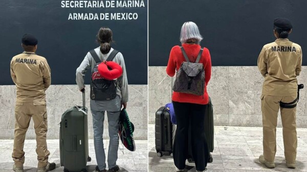 Detienen en aeropuerto a pareja rumana que intentó viajar con droga en su equipaje