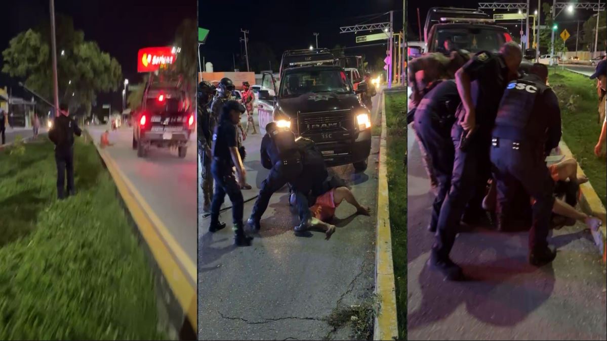 Someten a sujeto que machete en mano aterrorizó a transeúntes en la Región 233; luego de ser correteado cayó en poder de los uniformados.