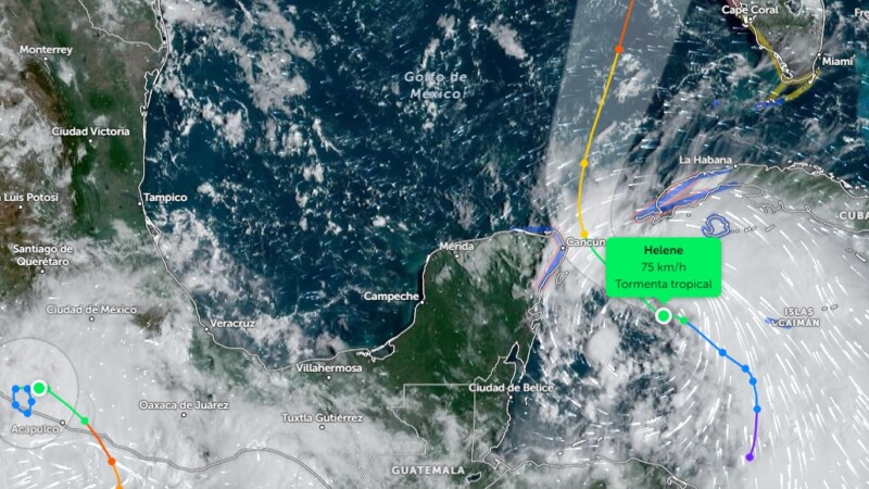 Se forma la Tormenta Tropical ‘Helene’ en el Caribe