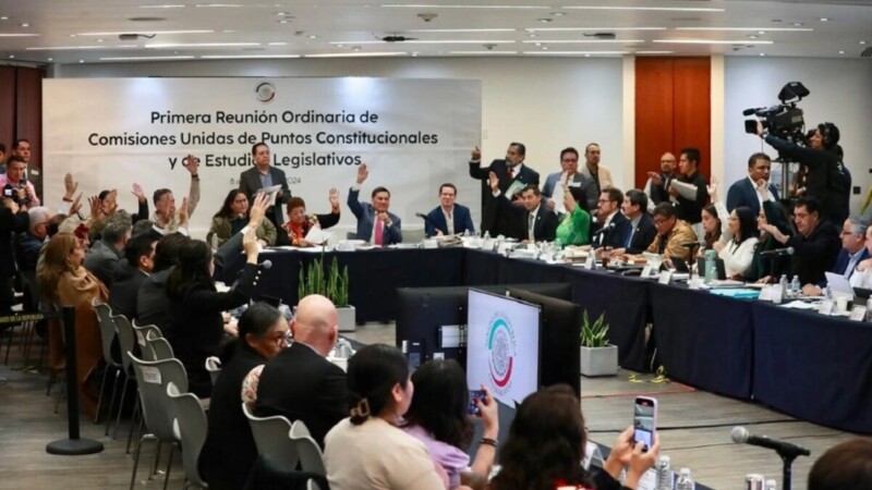 Avalan comisiones del Senado reforma al Poder Judicial