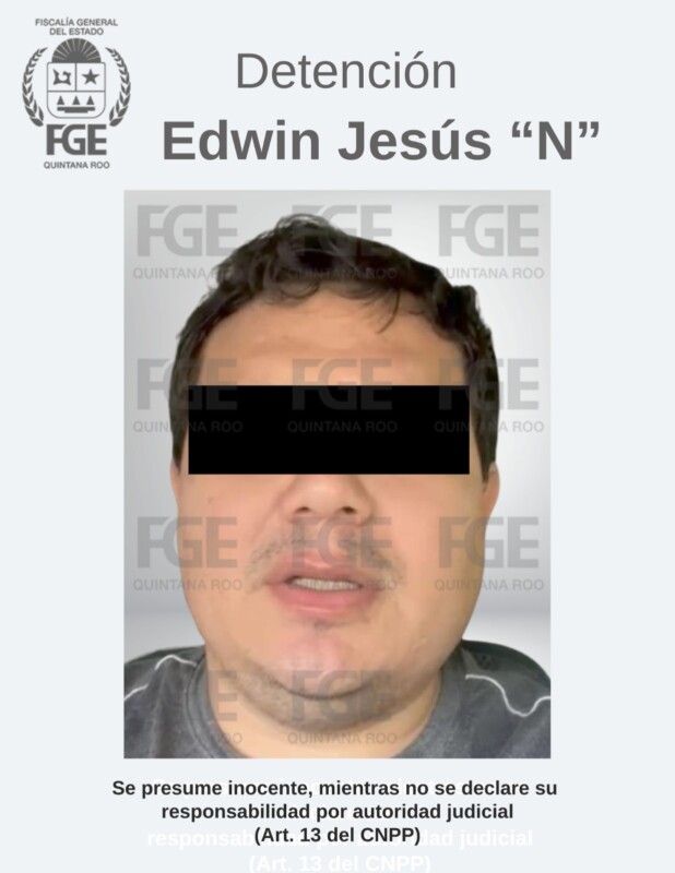 Vinculan a proceso a Edwin Jesús “N”, presunto feminicida de Dulce Yarely; quedó bajo la medida cautelar de prisión preventiva justificada.