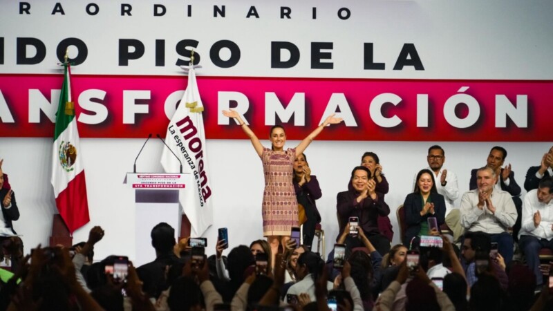 En la Cuarta Transformación creemos en un México de libertades, de justicia, con soberanía y democracia: Claudia Sheinbaum