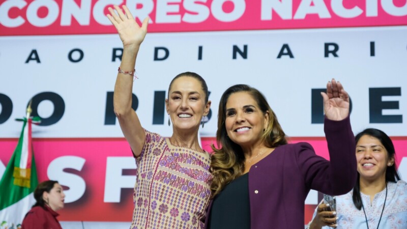 Mara Lezama refrenda su compromiso con la transformación en Quintana Roo y México en el Congreso Nacional de Morena