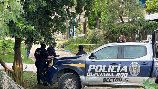 Hallan a una persona sin vida en la colonia El Sherif en la Región 236 de Cancún (VIDEO)