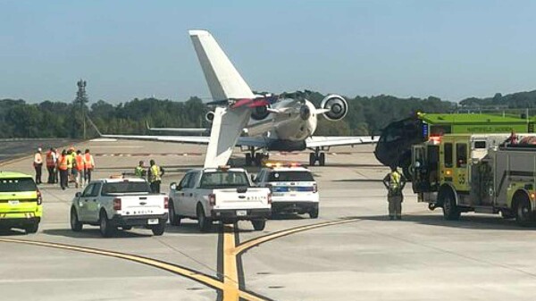 Colisionan dos aviones de pasajeros en aeropuerto de Atlanta