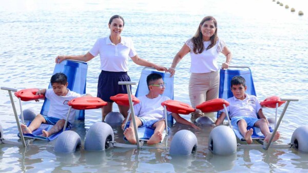 Convierte Ana Paty Peralta a playa Las Perlas en "Playa Accesible"