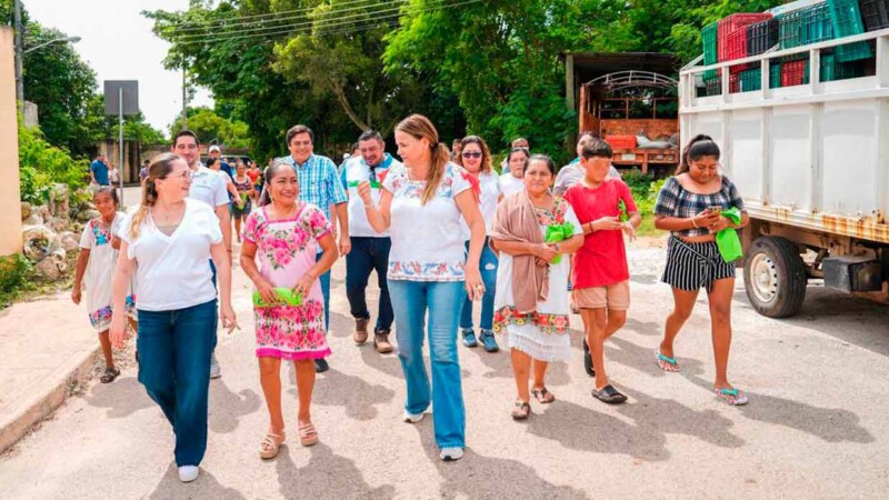 Anuncia Cecilia Patrón plan de transporte para comisarias de Mérida