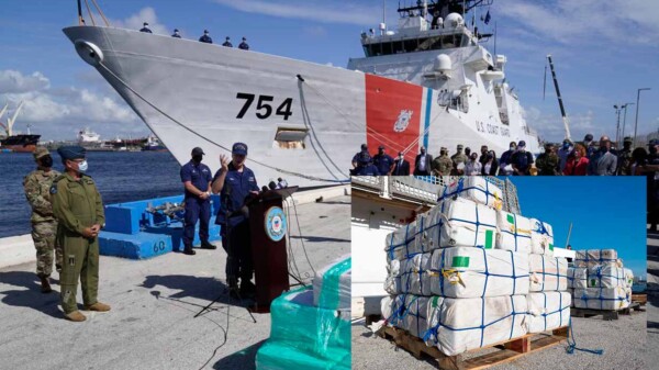 Guardia Costera de EE.UU. incauta más de 1,800 Kilos de cocaína