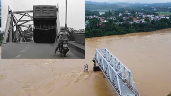 Colapsa puente en Vietnam por crecidas de río tras paso del tifón Yagi