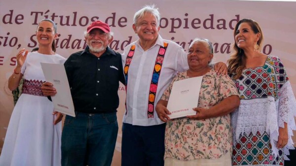 Les cumplimos Presidente, hoy saldamos una deuda histórica y de justicia social con miles de familias solidarenses: Mara Lezama