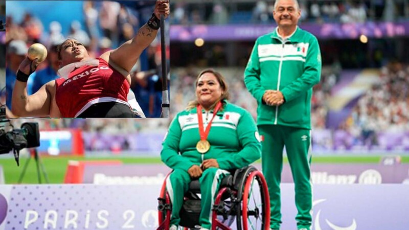 Gana Gloria Zarza primera medalla de oro para México en Juegos Paralímpicos de París 2024