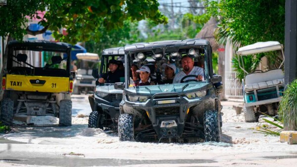 En Holbox e Isla Mujeres, Mara Lezama supervisa acciones coordinadas en auxilio de la población